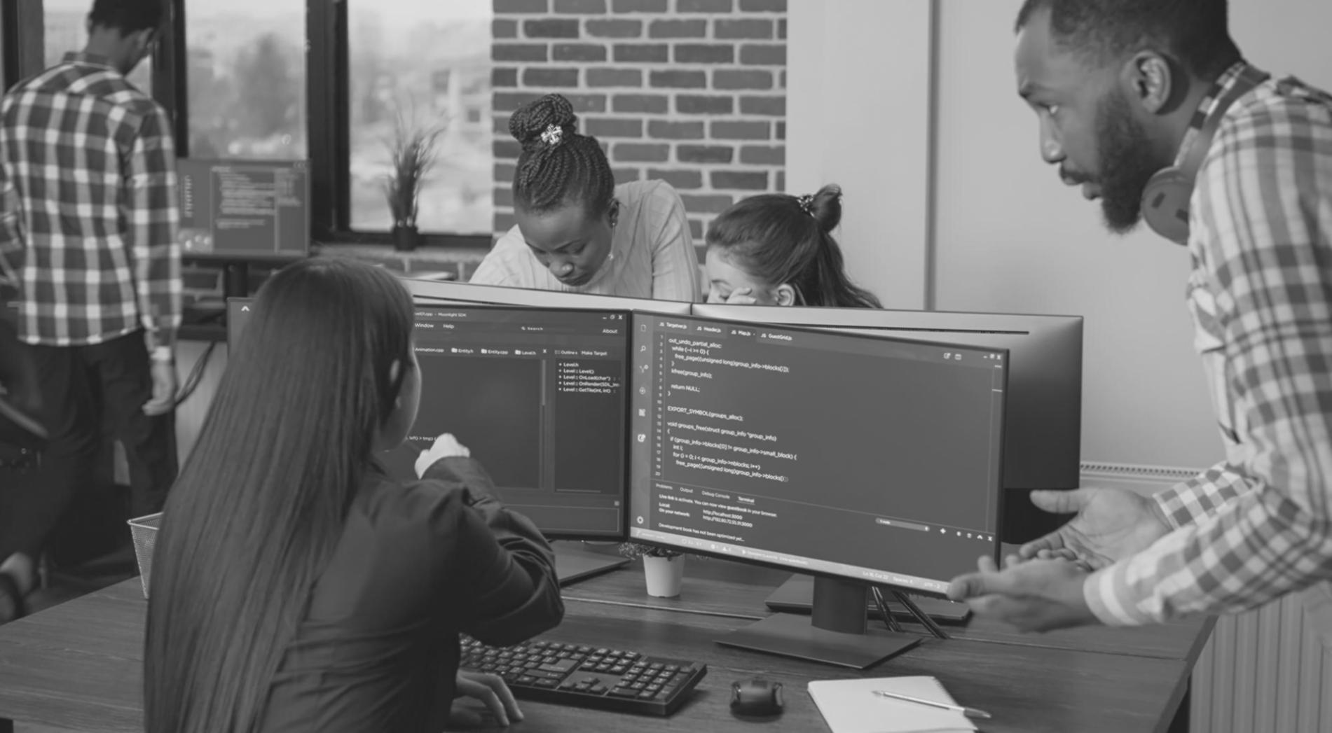 Close-up of app testing on various smartphone models